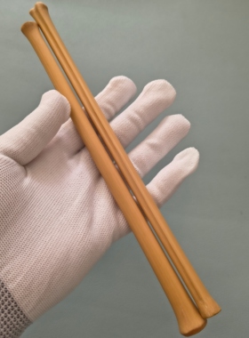 新款天然楠竹实心竹枝手工打磨抛光长款竹手把件竹编工艺品