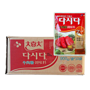 大喜大牛肉粉韩文版900g调味料汤底韩国商用腌制烤肉牛肉汤