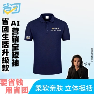 省团生活AI营销宝通勤团体服装短袖Polo衫舒适服装
