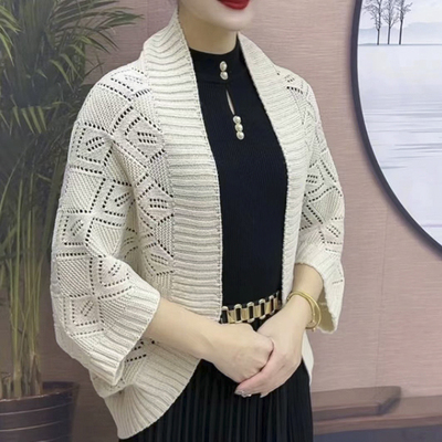 春秋洋气搭旗袍裙子披肩