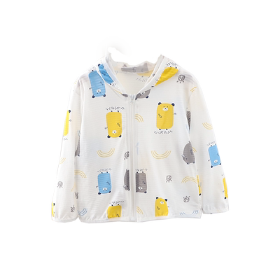 纯棉防晒服薄款透气儿童皮肤衣