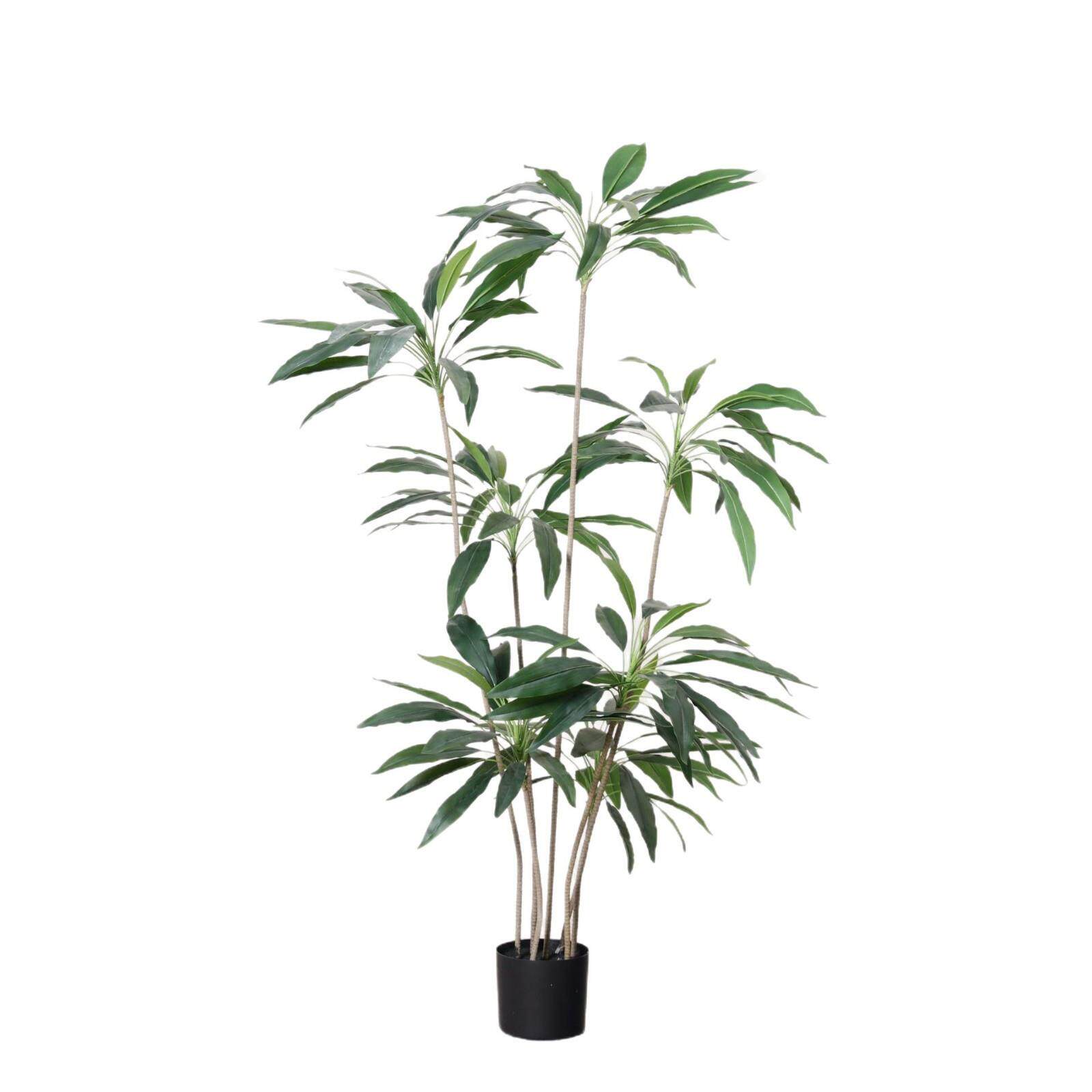 北欧仿真植物落地仿真绿植盆栽绿色天鹅绒造景装饰造景摆件假绿植