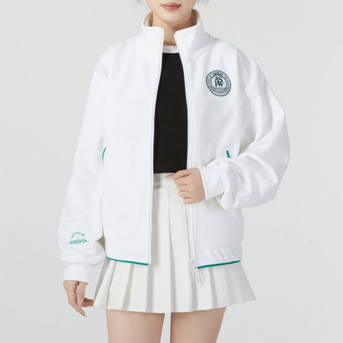 阿迪达斯女立领运动休闲夹克外套