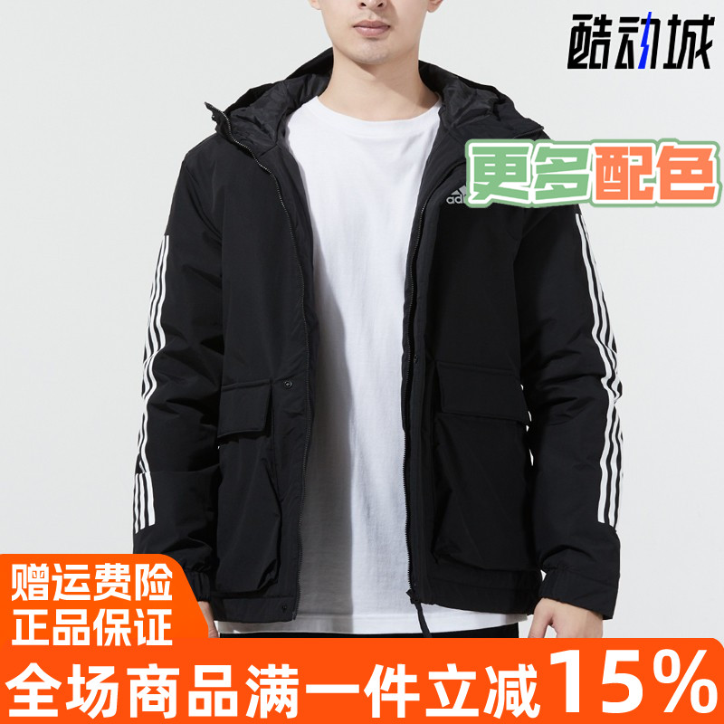 阿迪达斯户外保暖运动羽绒服棉衣