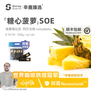 咖啡豆252g 精品意式 504g 糖心菠萝soe埃塞俄比亚G1 辛鹿鲜盾保鲜