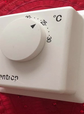 水采暖地暖房间温控器TH2107B机械式面板开关室内控制器 OVENTROP