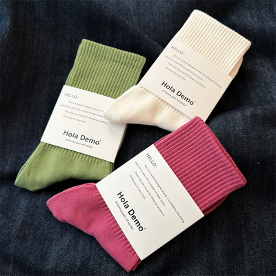 白色袜子女中筒袜纯棉舒适长袜