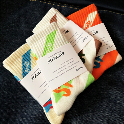 男士中筒袜纯棉透气棉袜长袜子男