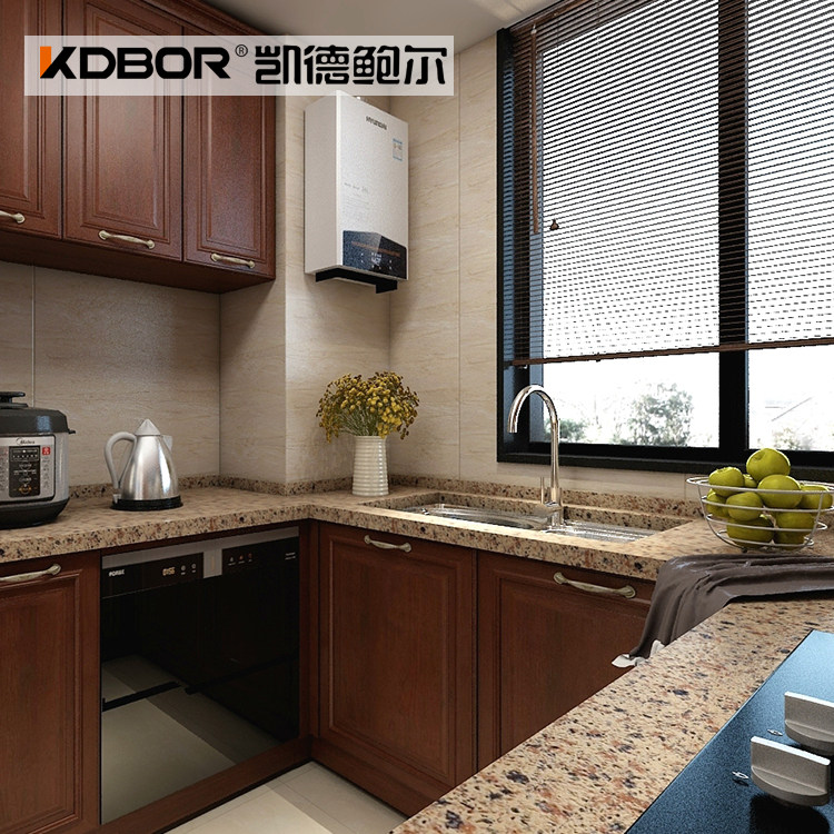 凯德鲍尔环保实木整体橱柜定做现代简约风樱桃木石英石厨房柜定制在类目 全屋定制, 整体厨柜及配件, 整体厨柜中 - 来自Buy2taobao.com提供专业的淘宝代购服务