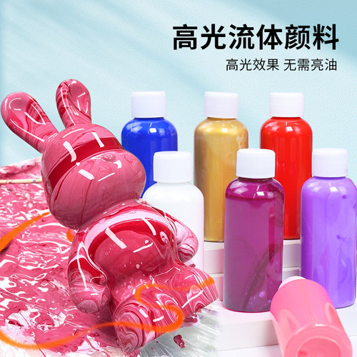 小熊二班流体丙烯颜料暴力熊