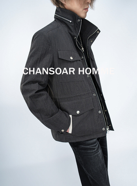 CHANSOAR M65猎装立领工装拉链夹克外套男【120支匹马棉内里】
