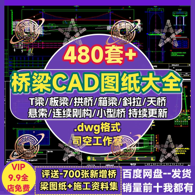 全套连续刚构天桥道路设计钢筋