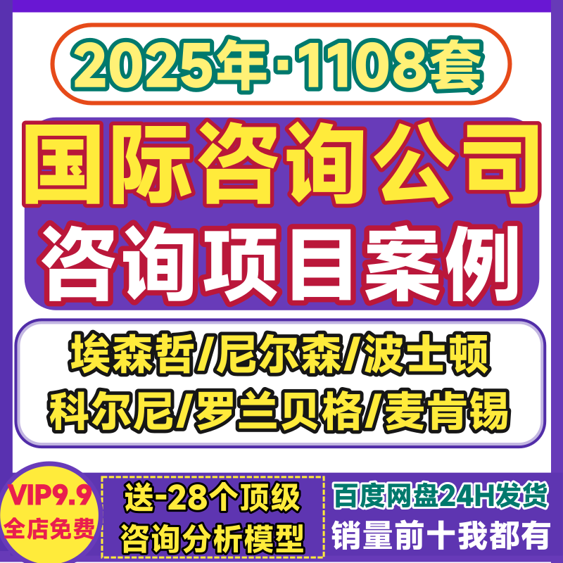 咨询项目案例 报告埃森哲波士顿罗兰贝格麦肯锡尼尔森战略方案PPT