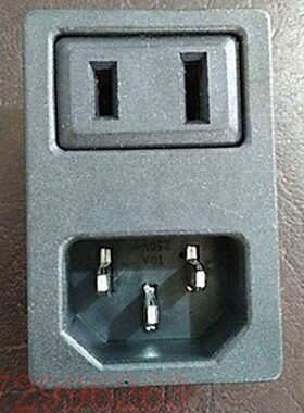 连体插座AC09二合一电源插座 供应尼龙材料