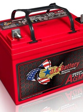 US蓄电池US 2000AGM 6V210AH轮椅 AGV车 电动平板车 动力电池