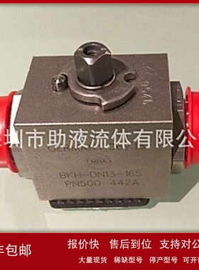 议价GermanyMHA 二通高压球阀BKH-DN13-15 barL