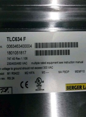 德国bergerlahr 步进电机驱动器 TLC634F