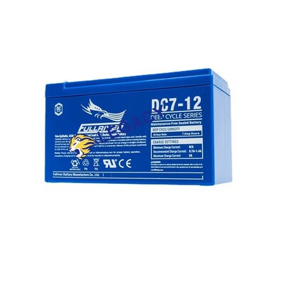 美国Fullriver蓄电池 DC7-12深循环电池12V7AH 放电率低