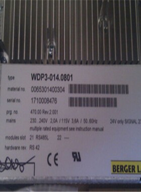 供应百格拉bergerlahr 驱动器 WDP3-014.0801