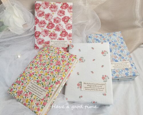 青芽 温柔碎花手帐书衣ins简约记事日程本封套week定制A5A6余白