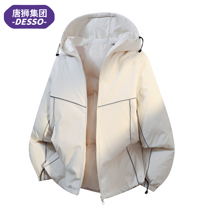 唐狮集团DESSO连帽工装棉衣男冬季加厚保暖宽松羽绒棉服保暖外套