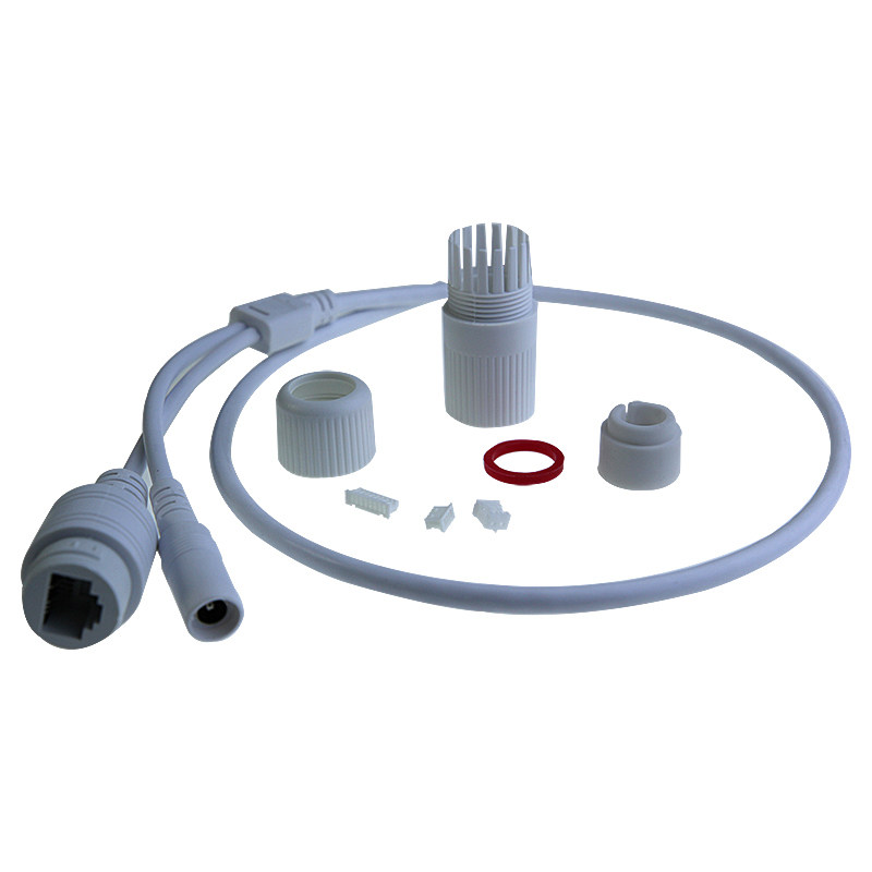 범용 HIKVISION 카메라 방수 네트워크 테일 라인 RJ45+DC 1 2개 가벼운 방수 액세서리 세트 11개 라인 포함