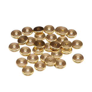 黄铜隔片手串素面垫片散片 文玩DIY藏饰星月菩提大小金刚配饰配件