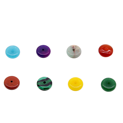 天河玛瑙翡翠垫片手串星月黄玉髓