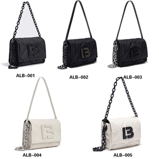 新款 lola单肩包 两用斜跨包女士刺绣LB手提包 外贸原单Bimba