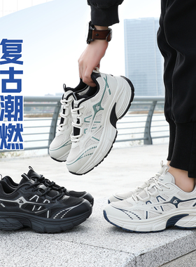 飙山狼2026春季新款男女情侣舒适网复古休闲运动鞋CC23158、26026