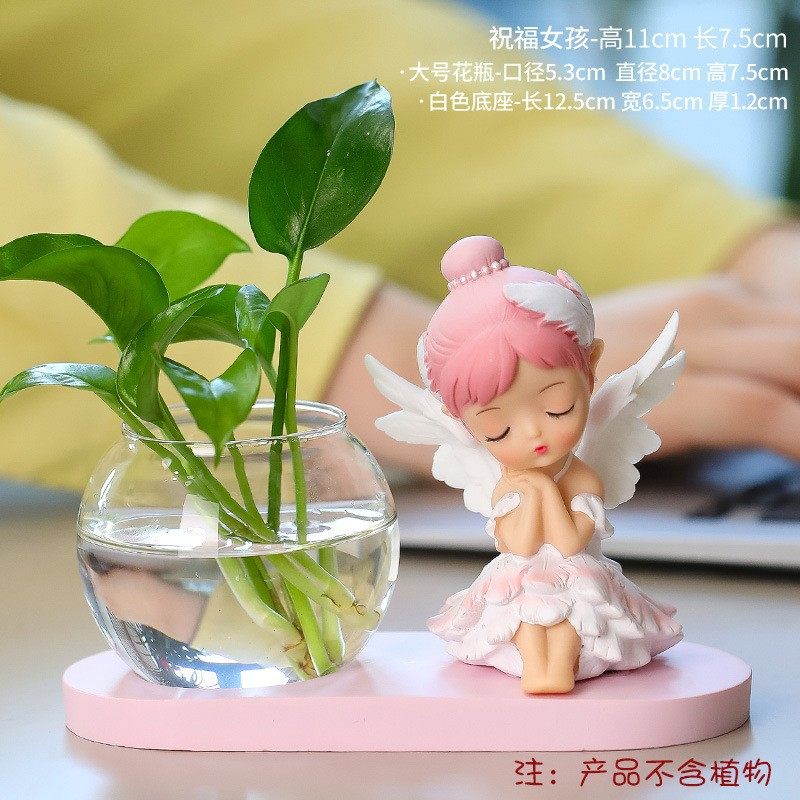可爱安妮摆件办公室桌面装饰礼物新款女生工位小摆件水培花瓶礼品,工业油品/胶粘/化学/实验室用品,树脂,淘宝优惠券,粉丝福利购,淘宝优惠卷