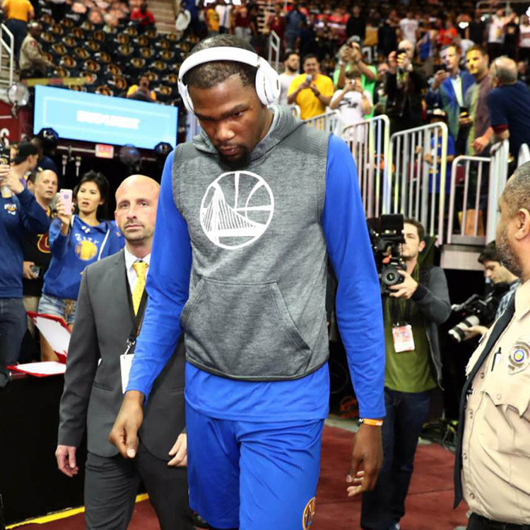 勇士队库里杜兰特出场服骑士詹姆斯训练服上衣连帽短袖卫衣男宽松