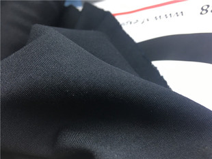 进口涤棉特黑弹力针织罗马纹小西装连衣裙子哈伦裤子面料布料春秋