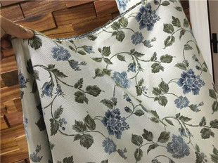 春秋冬季米青休闲西装布料植物连衣裙子晚装礼服风衣面料窗帘桌布