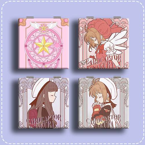 魔卡少女樱便携双面折叠化妆镜