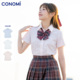 conomiARCY 上衣女 衬衫 2013日系原创JK制服正版 学院风白色短袖