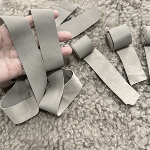 羊皮服装包边条 手工DIY缠绕皮条皮绳 修补衣服皮料