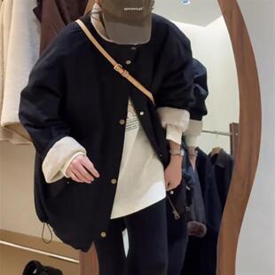 中长款加绒加厚派克服风衣外套女冬季新款2025年韩系保暖棉服上衣