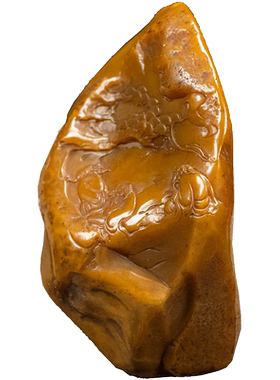 天然田黄石雕高仕把件