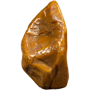 清代田黄石雕松下高仕把件文玩古董收藏真品天然田黄石摆件137.6g