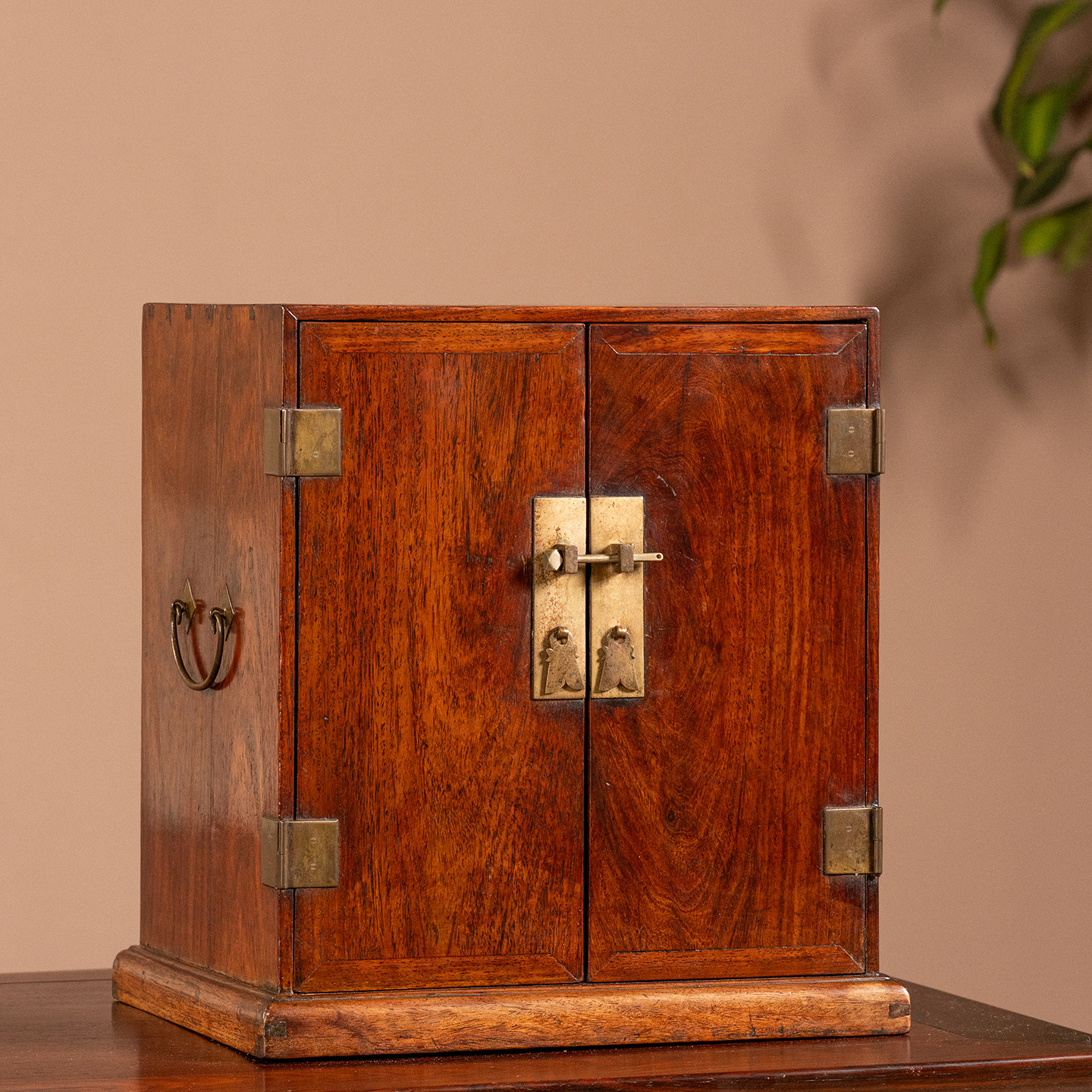 明代 黄花梨书箱文玩古董收藏真品书房桌面摆件海南黄花梨文房箱