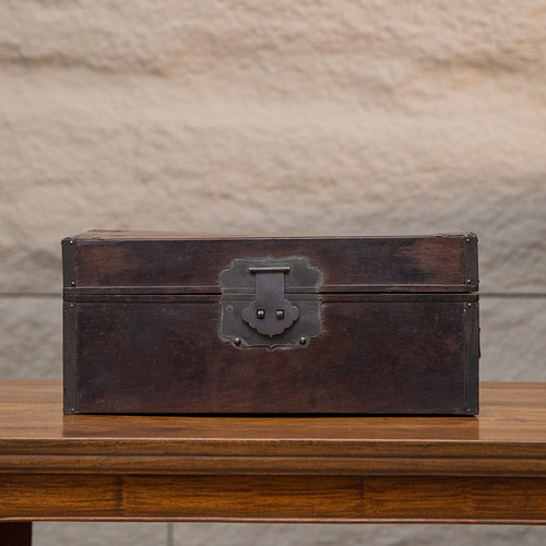 清代黄花梨文房箱文房雅器