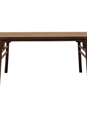 红木夹头榫刀牙板大画案