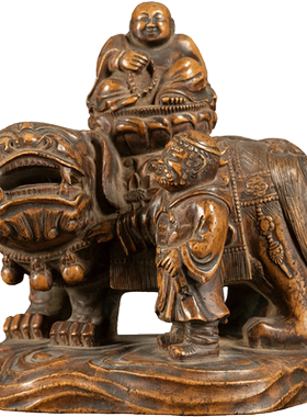 番人进宝摆件文玩古董收藏