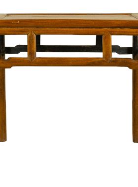 黄花梨圆包圆罗锅枨矮栳禅凳