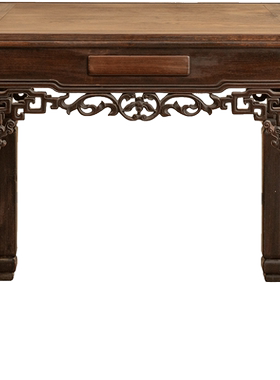 雅然文化清代中式风棋牌桌老红木