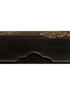 大漆嵌螺钿古币纹盖盒