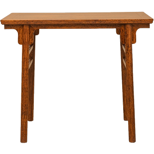 黄花梨瘿木夹头榫刀牙板瓜棱腿平头案海南黄花梨一木对开画案供桌