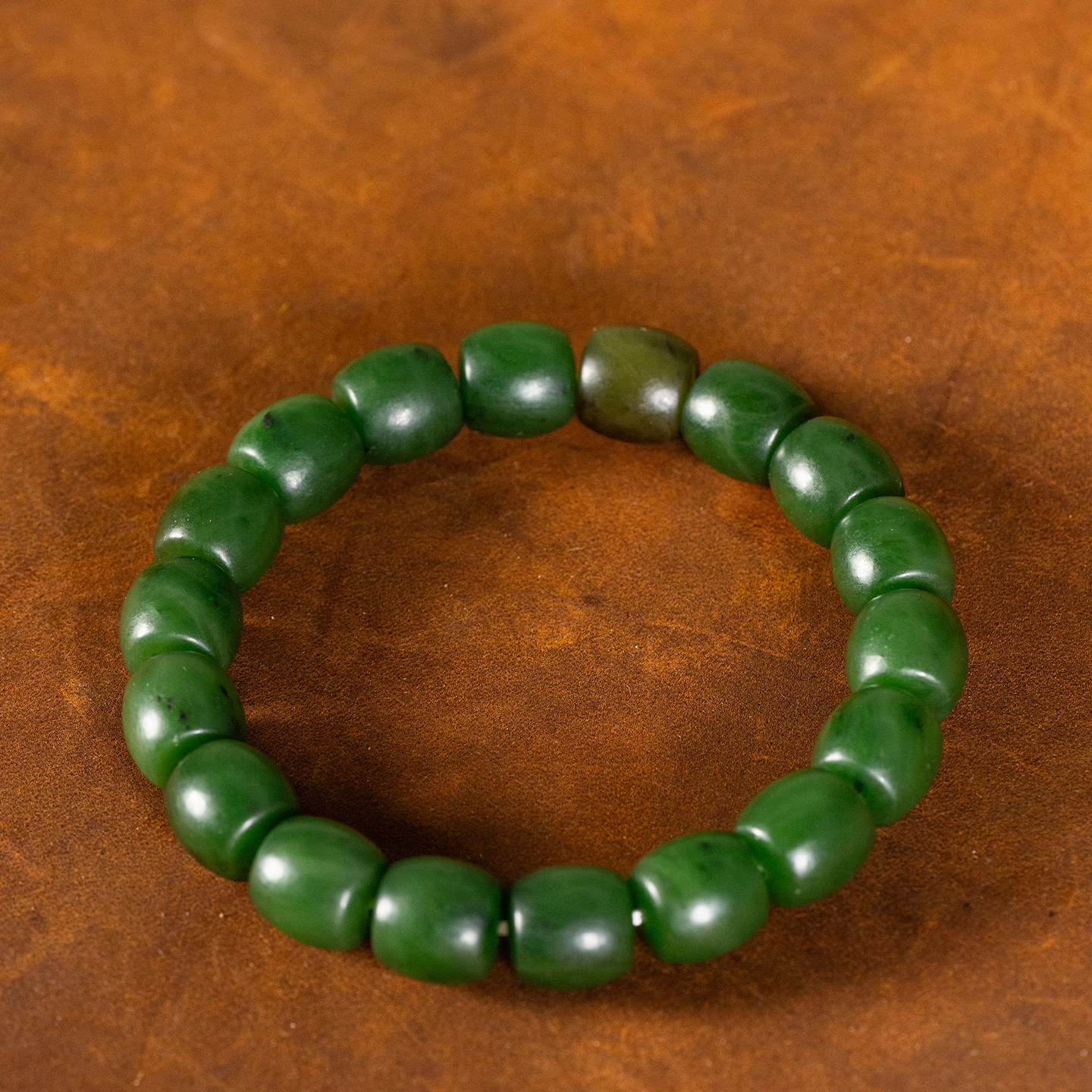 碧玉桶珠手串18颗10mm玉器收藏真品天然和田碧玉籽料手串57.1g,家居饰品,艺术摆件,淘宝优惠券,粉丝福利购,淘宝优惠卷