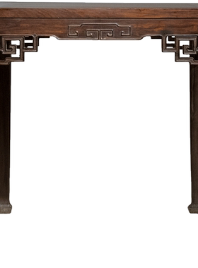 清代红木回纹方桌明清古典家具